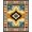 Multicolor Teal Gold Rust, Pattern 12, variant on ODIKA Cabin Cowboy Motif Mens Decorations Reindeer Lone Southwestern Non-Slip Chair-Friendly for Home Office, Gaming Room, Under Desk