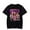 Black, variant on Jenna Ortega T-shirt Fashion Casual Short-sleeved Tops Unisex Cool Streetwear Summer T-shirt
