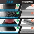 thumbnail image 7 of Zulay Kitchen 4 Pack Silicone Trivet Mat Set 7”x7” Silicone Pot Holders - Black, 7 of 7