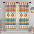 thumbnail image 5 of Blackout Kids Curtains,Colorful Geometric Striped Pattern Childrens Insulated Curtains Set Of 2,Bedroom Essentials,Toddler Room Decor 42x63in(106x160cm), 5 of 5