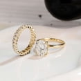 thumbnail image 6 of vylahjewellery Oval Cut Moissanite Engagement Ring Luxury Anniversary Ring Set Vermeil Yellow Gold Full Eternity Wedding Band Birthday Gifts for Her, 6 of 9