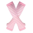 thumbnail image 3 of SAYOO Traje de guantes de medias para mujeres, calcetines rayados a través de la rodilla + guantes sin dedos SAYOO  moda, 3 of 6