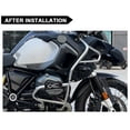 thumbnail image 4 of Graflsoa Universal Motorcycle Crash Bar Bumper Protector - 22/25mm Diameter, Anti-Slip, Scratch-Resistant, Durable ABS+Aluminum, Easy Installation, Black/Titanium/Red/Blue/Gold/Orange Options, 4 of 6