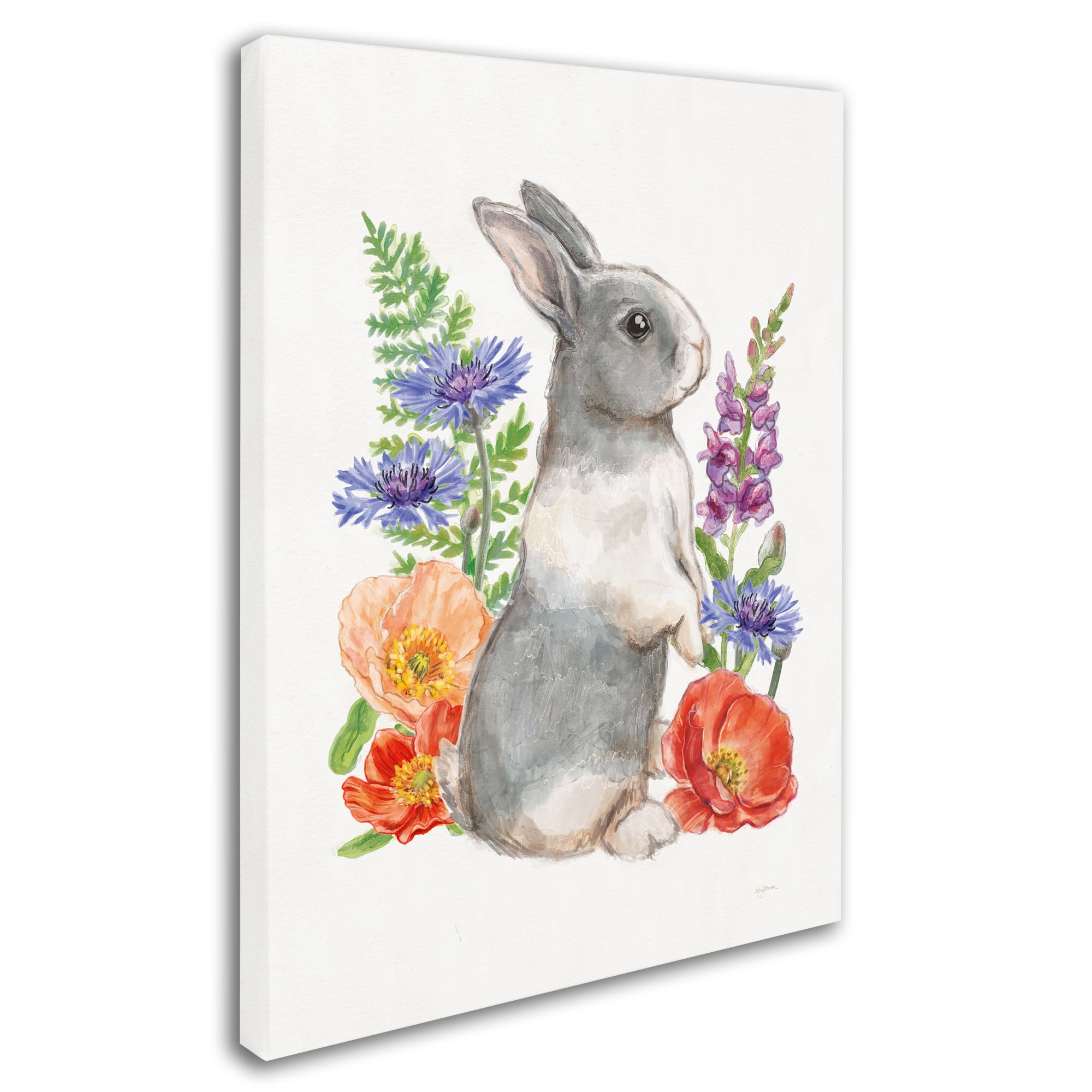 Trademark Fine Art 'Sunny Bunny IV FB' Canvas Art by Mary Urban
