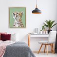 thumbnail image 3 of Stupell Industries Contemporary Glam Cheetah with Jewels Gold Floating Frame Canvas Art, 17 x 21, by The Prints Vibe, 3 of 8