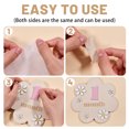thumbnail image 4 of 2 Bags 2 Colors MDF Baby Monthly Milestone Cards with Announcement Sign Baby Shower Gifts for Boys and Girls Flower Mixed Color 155x160x7mm diy, 4 of 5