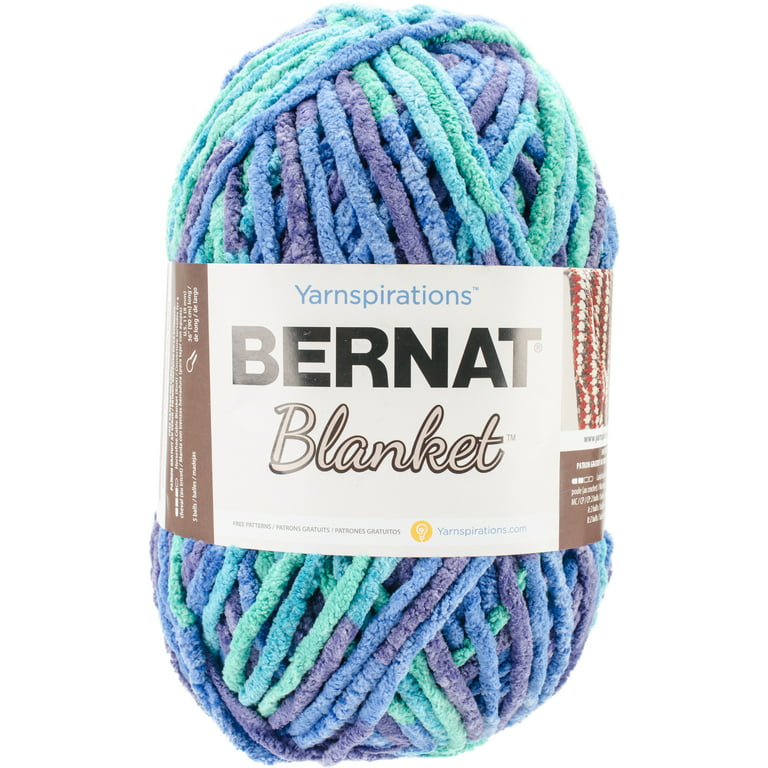 Bernat Blanket Big Ball Yarn-Ocean Shades, Multipack Of 2 