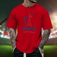 thumbnail image 2 of Playeras De Bambu Para Hombre, Camiseta De Manga Corta Con Cuello Redondo Y Estampado De Moda Francesa 2024 Para Hombre, 2 of 4
