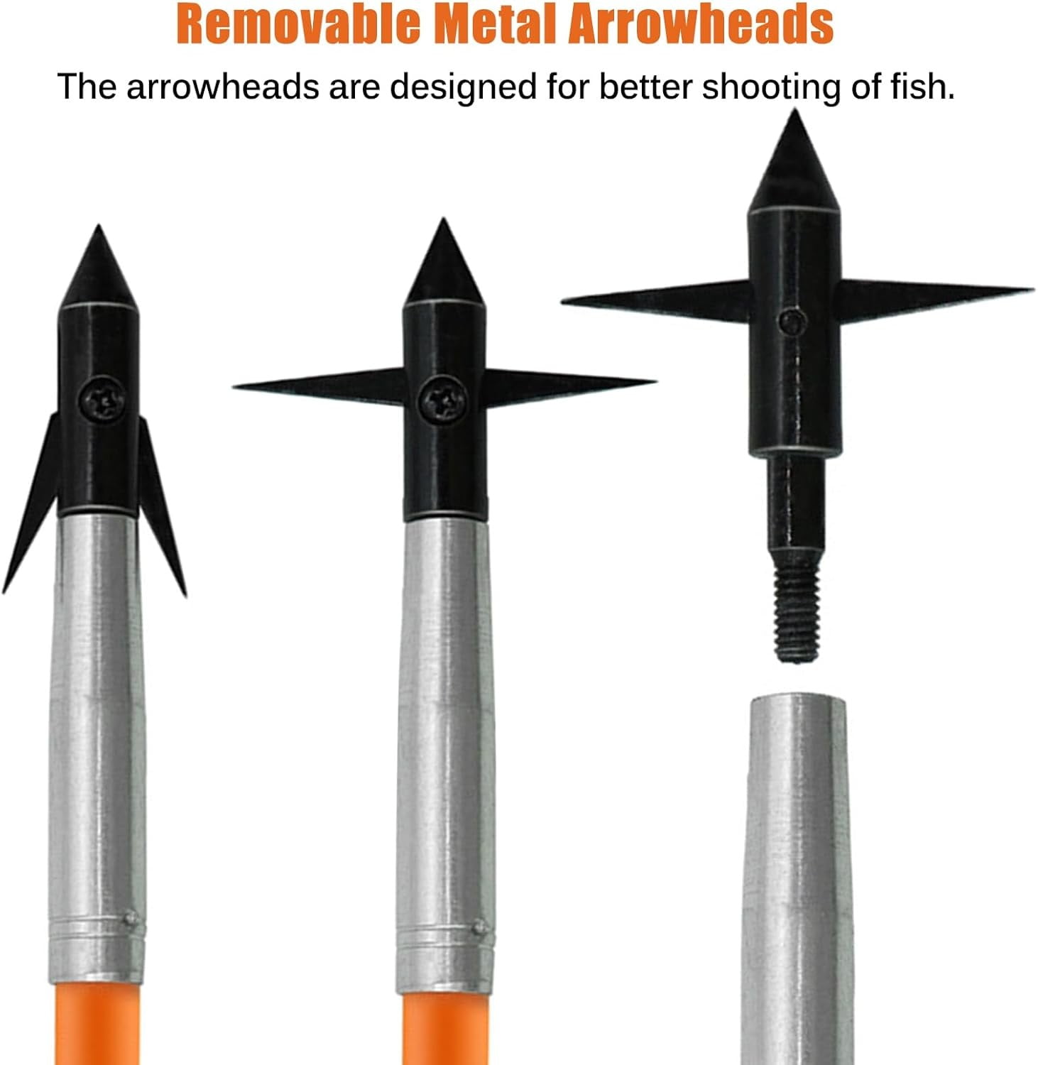 AME Bowfishing Kit 40lbs Recurve Bow Arrow Fishing Reel Archery Straight Bow Hunting