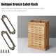 thumbnail image 2 of 50 pcs metal label holders for furniture drawers Cabinet cards, 2 of 5