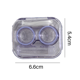 thumbnail image 2 of Estuches para lentes de contacto, soporte colorido para contenedores de lentes de contacto, mini kit de almacenamiento portátil para lentes de contacto para exteriores para viajes y hogar, 2 of 5