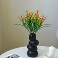 thumbnail image 6 of Qiangzon Faux Calla Lily, Artificial Flowers for Outdoors, Fake Plants UV Resistant, Faux Plastic Flowers, Indoor Outside Planter Home Porch Summer Decor, Orange, 6 of 6