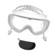 thumbnail image 4 of Gafas de natación para adultos, anchas, de silicona, portátiles, para deportes acuáticos. blanco, 4 of 9