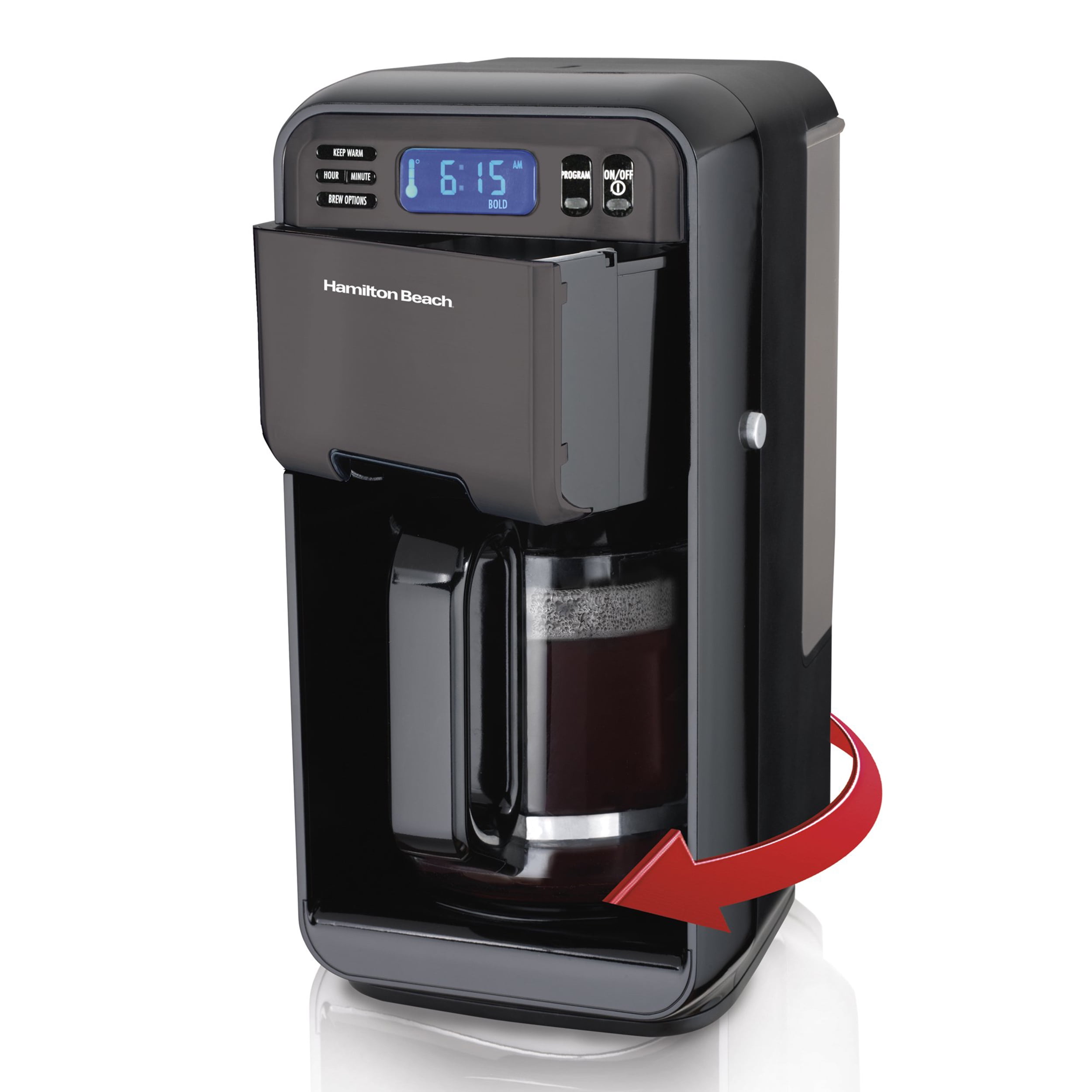 Hamilton Beach® Programmable Coffee Maker 12 Cup Capacity & Reviews