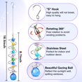 thumbnail image 2 of Girador de viento en espiral de cristal Sun Catchers GWAHSA de 47 cm, 2 unidades, 2 of 6