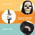 thumbnail image 2 of Joyfy 7.8 Ft(93.6 in) Halloween Grim Reaper Decorations Outdoor, Rotatable Flying Scream Scarecrow Skeleton Ghosts Decor for Graveyard Haunted House Props, Garden, Porch, Yard Lawn, 2 of 6