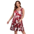 thumbnail image 2 of Vestido de verano BELAROI Vestido sin mangas con botones y cuello en V con bolsillos, 2 of 6
