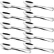thumbnail image 1 of Juego de 10 cucharas de toronja y postre, acero inoxidable findTop con cucharas de borde serrado, 6 pulgadas, 1 of 9