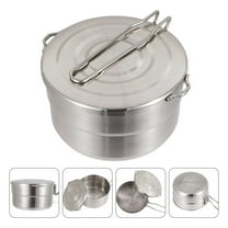 Omeite Outdoor camping mountaineering portable lunch pot folding pot 1.5L