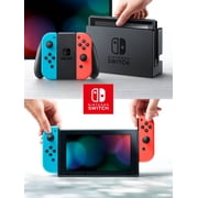 TEC Nintendo Switch Console Bundle with Neon Blue & Red Joy-Con.