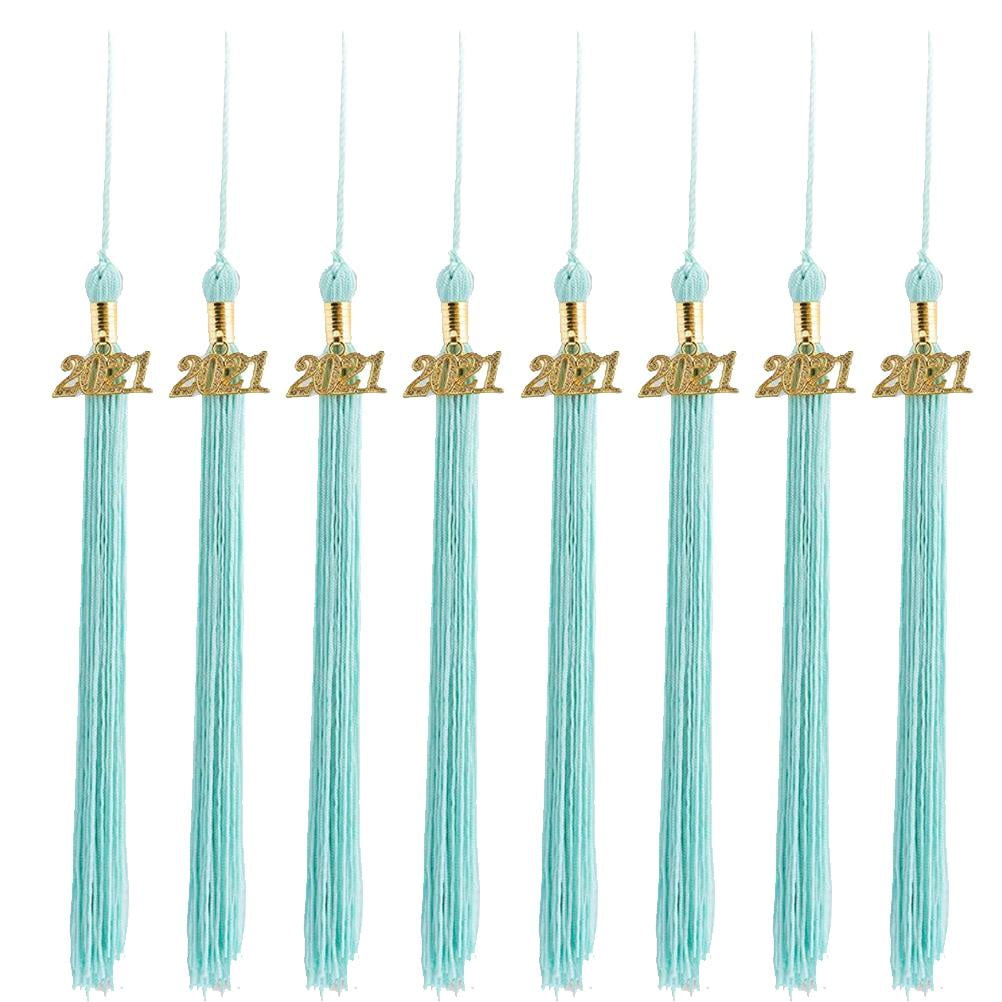 DTOWER 8PCS Academic Graduation Tassels with Charm Pendant Graduation