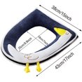 thumbnail image 5 of 1 asiento de inodoro impermeable para el hogar (el pato), asiento de inodoro universal con cremallera, cojín más cálido para asiento de inodoro, para la mayoría de los inodoros (sin pegatinas), 5 of 5