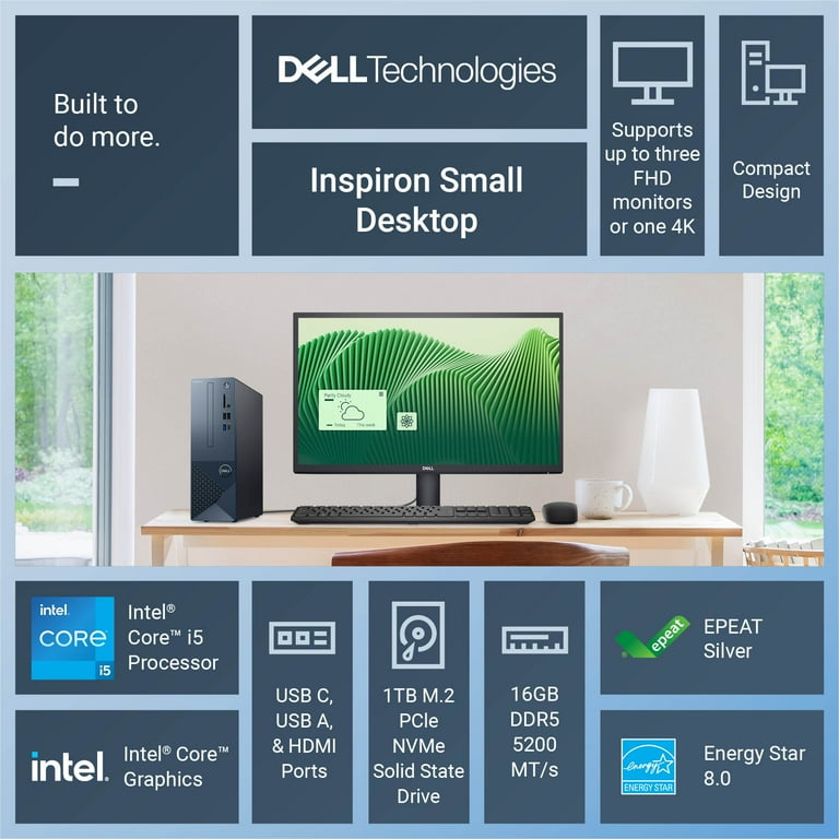 Free Shipping! Dell Inspiron Small Desktop 3030S Intel Core