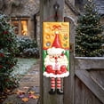 thumbnail image 6 of Door Hanging Decor 3D Cartoon Reindeer Christmas Fabric 1 Piece for Front Door Entryway Wall Home Holiday Decoration, 6 of 7