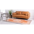 thumbnail image 4 of Unique Loom 3133057 4 x 6 ft. Olwen New Classical Rectangular Rug, Terracotta, 4 of 10