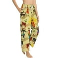 thumbnail image 2 of Daiia Ethnic African Women's Sleep Pant with Pockets and Drawstring,Pajama Pants-Small, 2 of 9