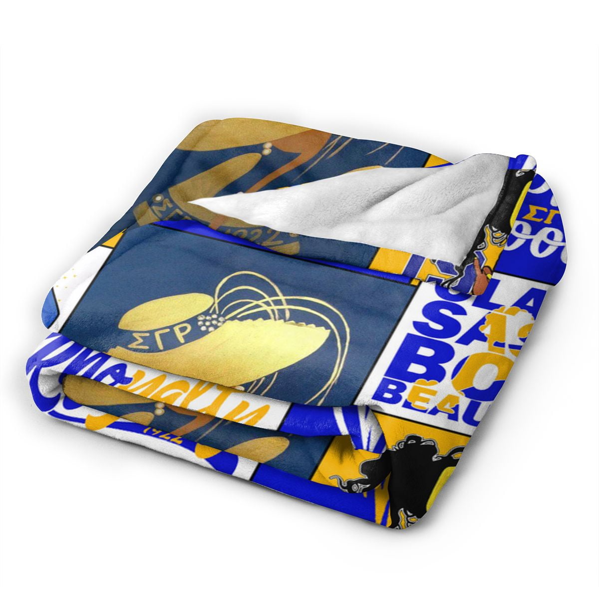Sigma Gamma Rho Sorority Paraphernalia Gifts for Women Lightweight Flannel Throw Blankets 1922 Poodle Gifts Idea 80"x60"