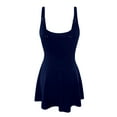 thumbnail image 4 of Gubotare Sexy One Piece Swimsuit for Women Womens One Piece Swimsuits A Line Swim Dress Adjustable Straps Tummy Control Bathing Suit (BU2,XL), 4 of 4