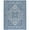 Navy/Light Grey, variant on SAFAVIEH Courtyard Joey Medallion Indoor/Outdoor Runner Rug, Slate/Grey, 2'3" x 12'