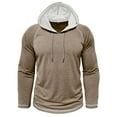 thumbnail image 3 of Chiccall Hoodies for Men Slim Fit Workout Sweatshirts Stretch Comfy Outdoor Running Athletic Casual Drawstring Hooded Shirts, 3 of 6