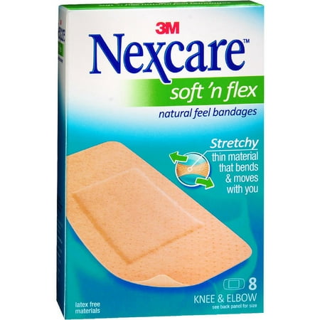 - 3M Nexcare Soft 'n Flex Bandages, 8 ea