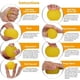 thumbnail image 4 of Bolas para apretar las manos Bolas de terapia de agarre para las manos Fortalecimiento de las manos Alivio del estrés del ejercicio, Nivel 1 ~ 3 Sailing  Electrónica, 4 of 6