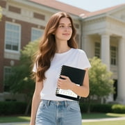 Password Notebook, Password Keeper Book, Password Books for Seniors, Durable Password Book with Alphabetical Tabs, Address Book, Password Journal, Medium Size, Spiral Bound, 1Pc(Black,5.7x4.2)