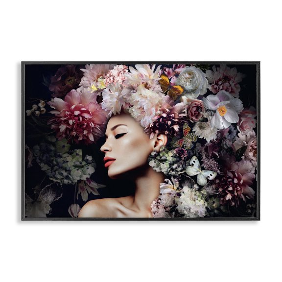 Stupell Industries Contemporary Black Framed Giclee Art, 18 x 12, by Reinders