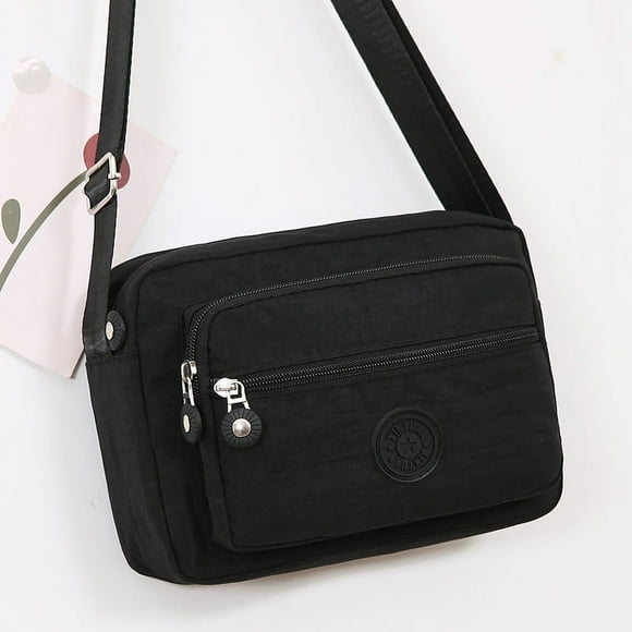 Women's Mini Crossbody, Lightweight Everyday Purse, Shoulder Bag, Black Noir 25x20x5CM