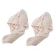 thumbnail image 1 of Paquete de 2 bolsas de toallas para el cabello, bandana absorbente de secado rápido, botones para mujer, gorros para cabello rizado y largo Vhermosa CPB-US-DYP1378-4, 1 of 5