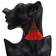 thumbnail image 3 of Pendientes de borla Prettyia para mujer rojo, 3 of 9