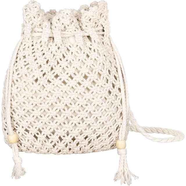 Bolso de playa de verano Foohvr Bolso de hombro Algodón 23 * 21 centímetros