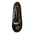 thumbnail image 4 of Badgley Mischka Low Heeled Ballerinas (Little Kid Sizes), Black Shimmer, 1, 4 of 7