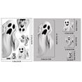 thumbnail image 3 of 2 Pack Halloween Ghost Decorations, 3D Style Ghost Halloween Decor, Removable Halloween Window Clings for Glass Windows, Spooky Halloween Decor for Home, Halloween Party Decor for, 3 of 8