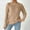 Khaki, variant on Sentmoon Womens Pullover Sweaters Crew Neck Long Sleeve Solid Color Knitted Tops for Women Knitted Soft and Cozy Loose Women Blouses Trendy Fall and Winter for Lounge Sweater M