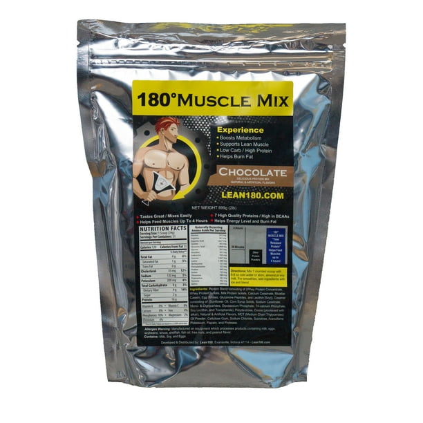 Lean 180 Muscle Mix, Best Tasting Protein Shake for Men, Burns Fat