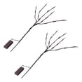 thumbnail image 2 of GOOHOCHY Osaladi 2pcs 20 LED Rama Luces de rama Luces decorativas alimentadas por la batería Rama iluminada de twig de sauce para la decoración de la fiesta en el hogar (luz cálida, sin batería), 2 of 7