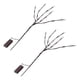 thumbnail image 2 of GOOHOCHY Osaladi 2pcs 20 LED Rama Luces de rama Luces decorativas alimentadas por la batería Rama iluminada de twig de sauce para la decoración de la fiesta en el hogar (luz cálida, sin batería), 2 of 7