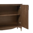 thumbnail image 5 of Walker Edison Traditional 44" Entryway Accent Cabinet - Dark Brown Oak, 5 of 12