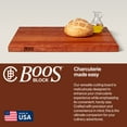 thumbnail image 4 of John Boos R-Board Reversible Wood Cutting Board, 24" x 18" x 1 1/2", Cherry, 4 of 12
